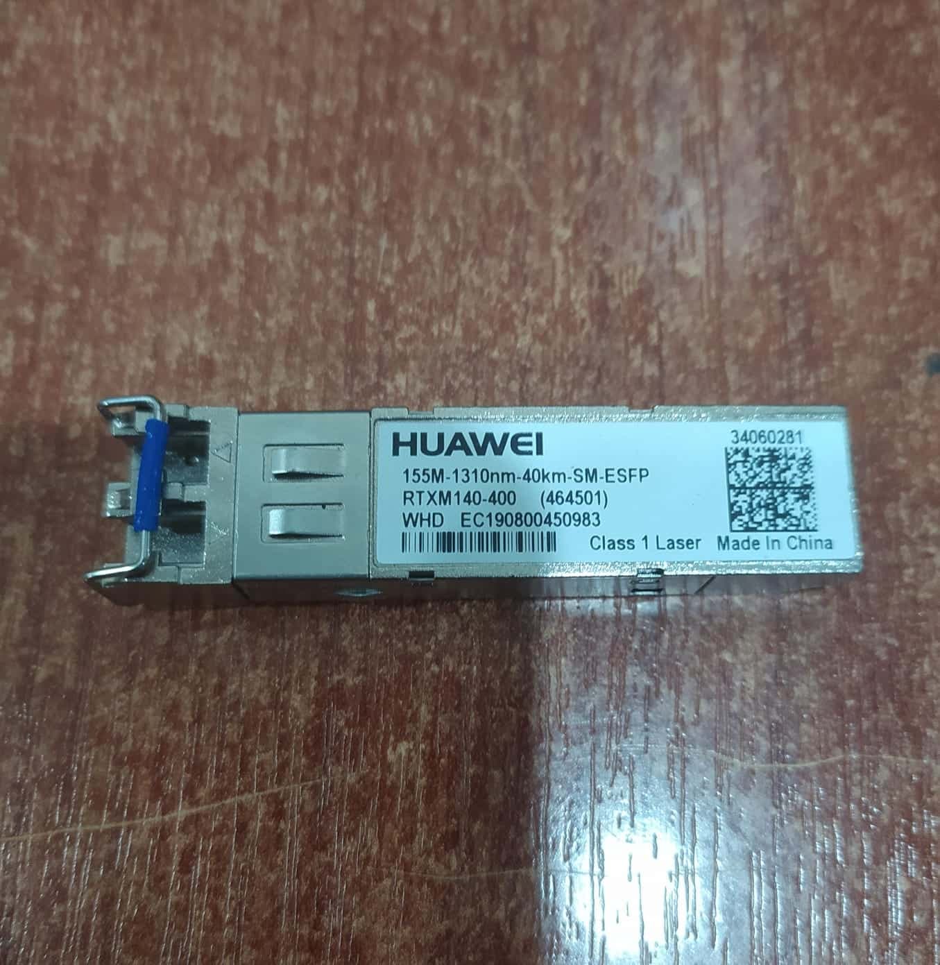 Módulo SFP Huawei RTXM140-400 155M 1310nm 40km SM eSFP (Compatible STM-1/OC-3) — imagen 1