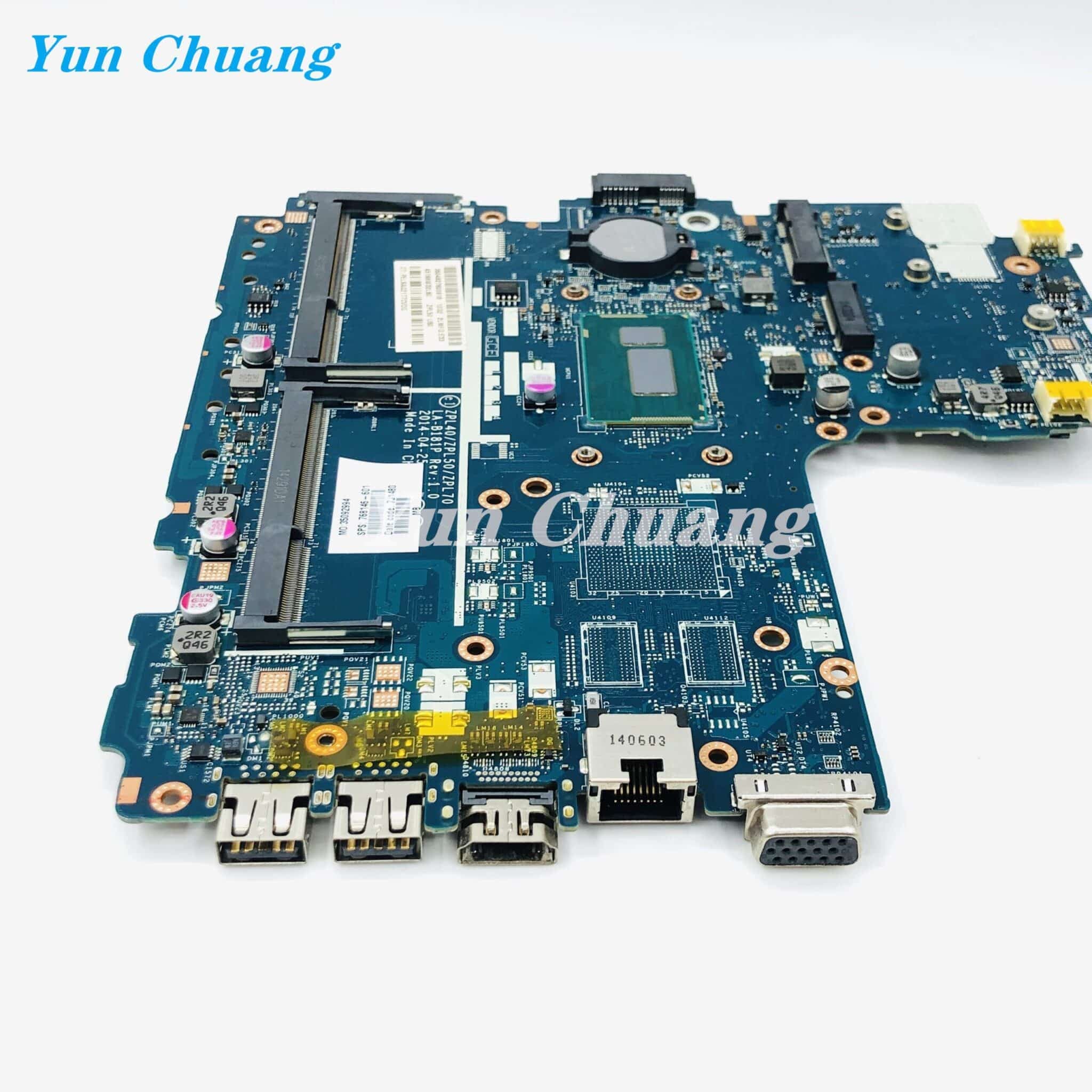Motherboard de HP Probook 440 G2| i5 4th| 450 G2 470 G2 placa base | ZPL40/ZPL50/ZPL70 LA-B181P — imagen 5