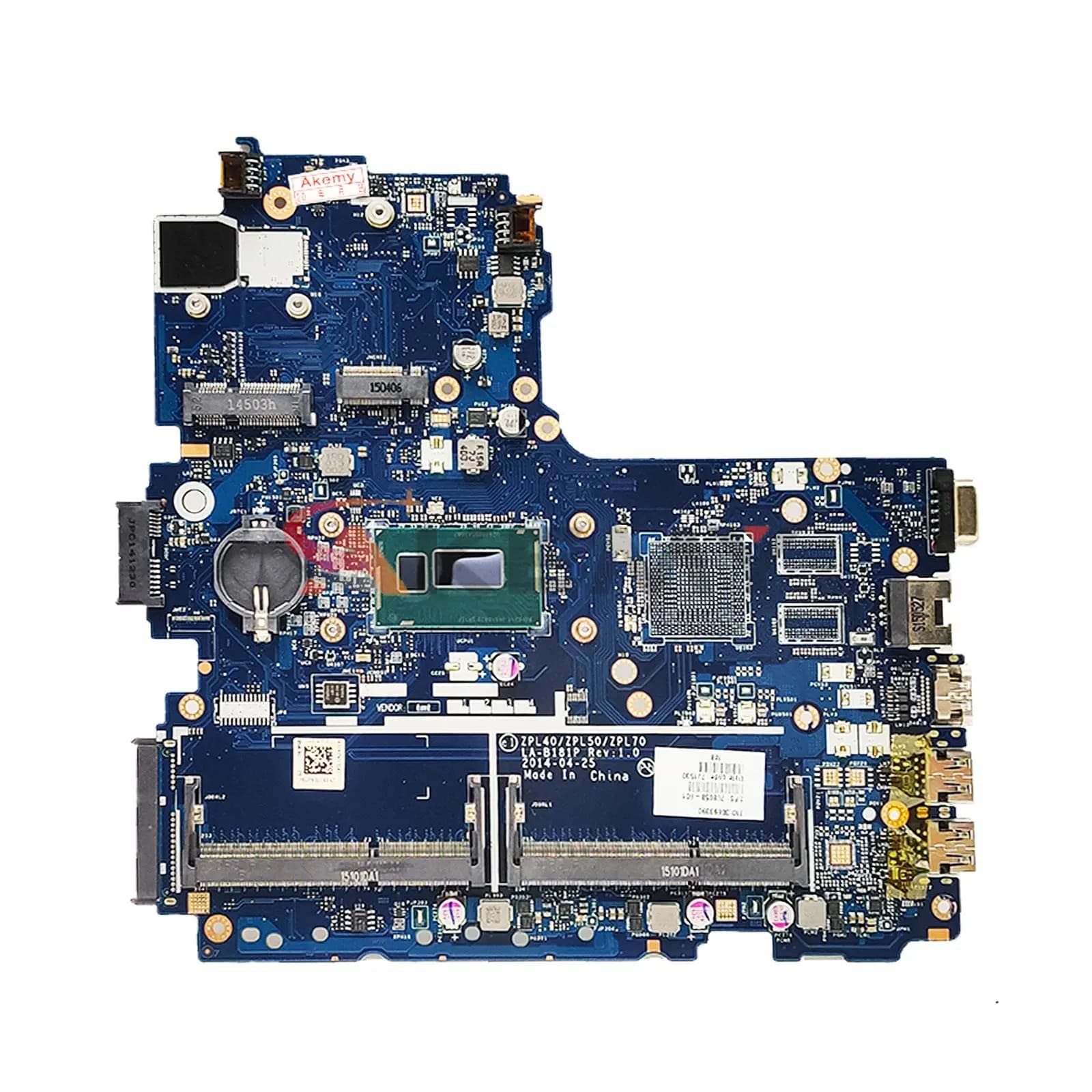 Motherboard de HP Probook 440 G2| i7 5th| 450 G2 470 G2 placa base | ZPL40/ZPL50/ZPL70 LA-B181P — imagen 1