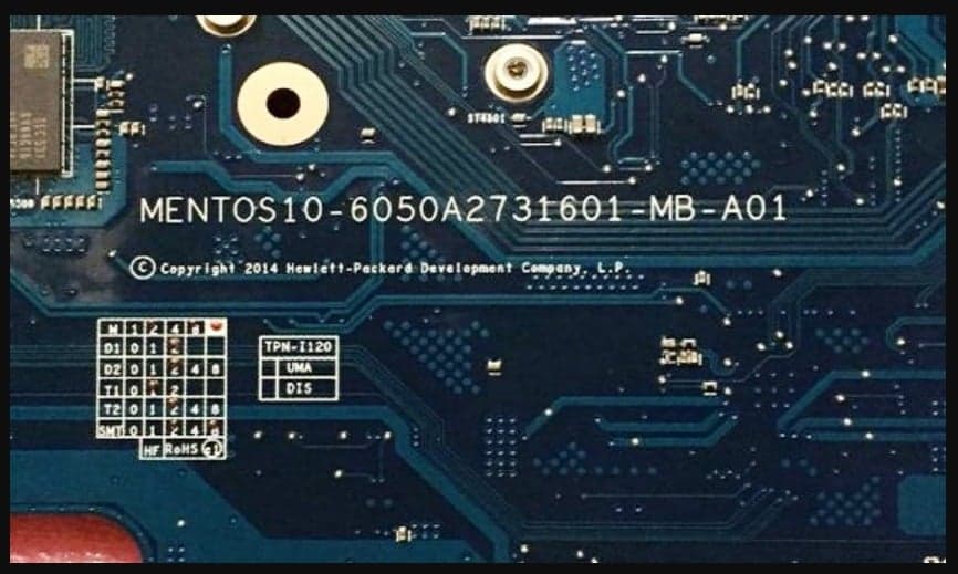 Motherboard HP 814508-001| AMD A6-6310 |MENTOS10-6050A2731601-MB-01 |HP Pavilion 14-AF | 245 G4 — imagen 2