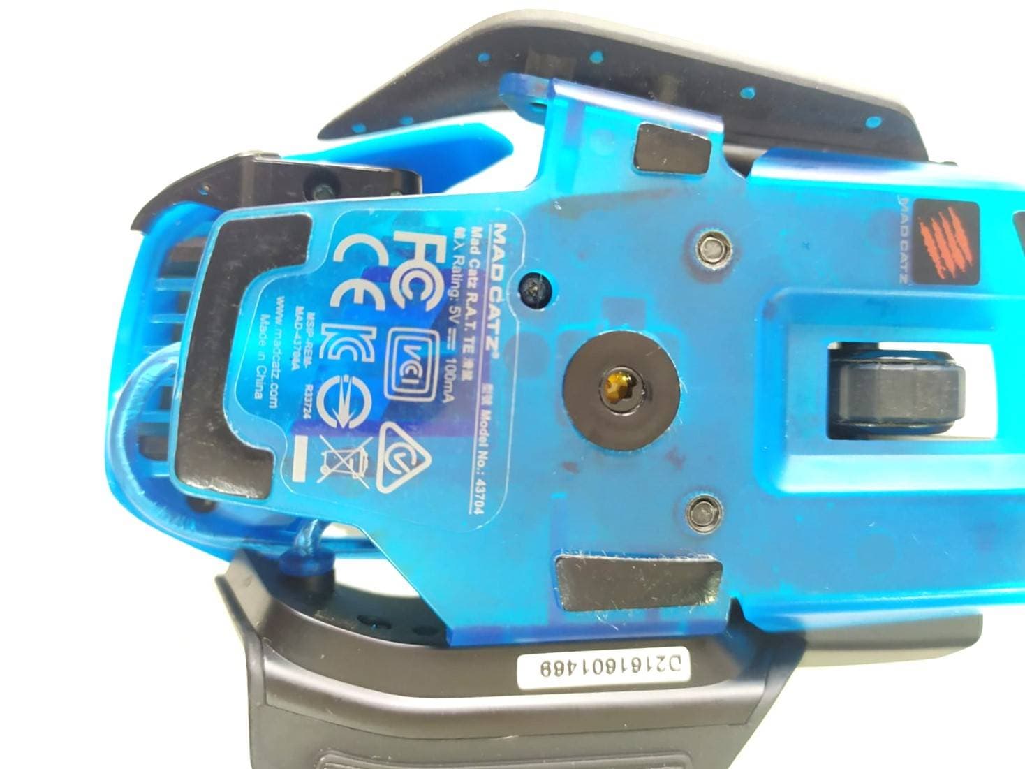 MOUSE GAMER MAD CATZ R.A.T.TE 43704 SEMINUEVO — imagen 9