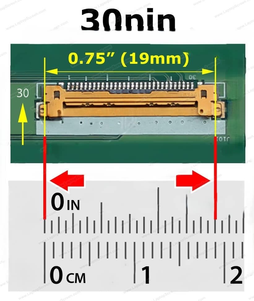 Pantalla LCD Mate HD | LTN156AT39-301 | 15.6" | conector de 30 pines. — imagen 4