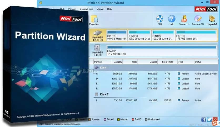 MiniTool Partition Wizard 12 Enterprise Licencia Perpetua — imagen 2