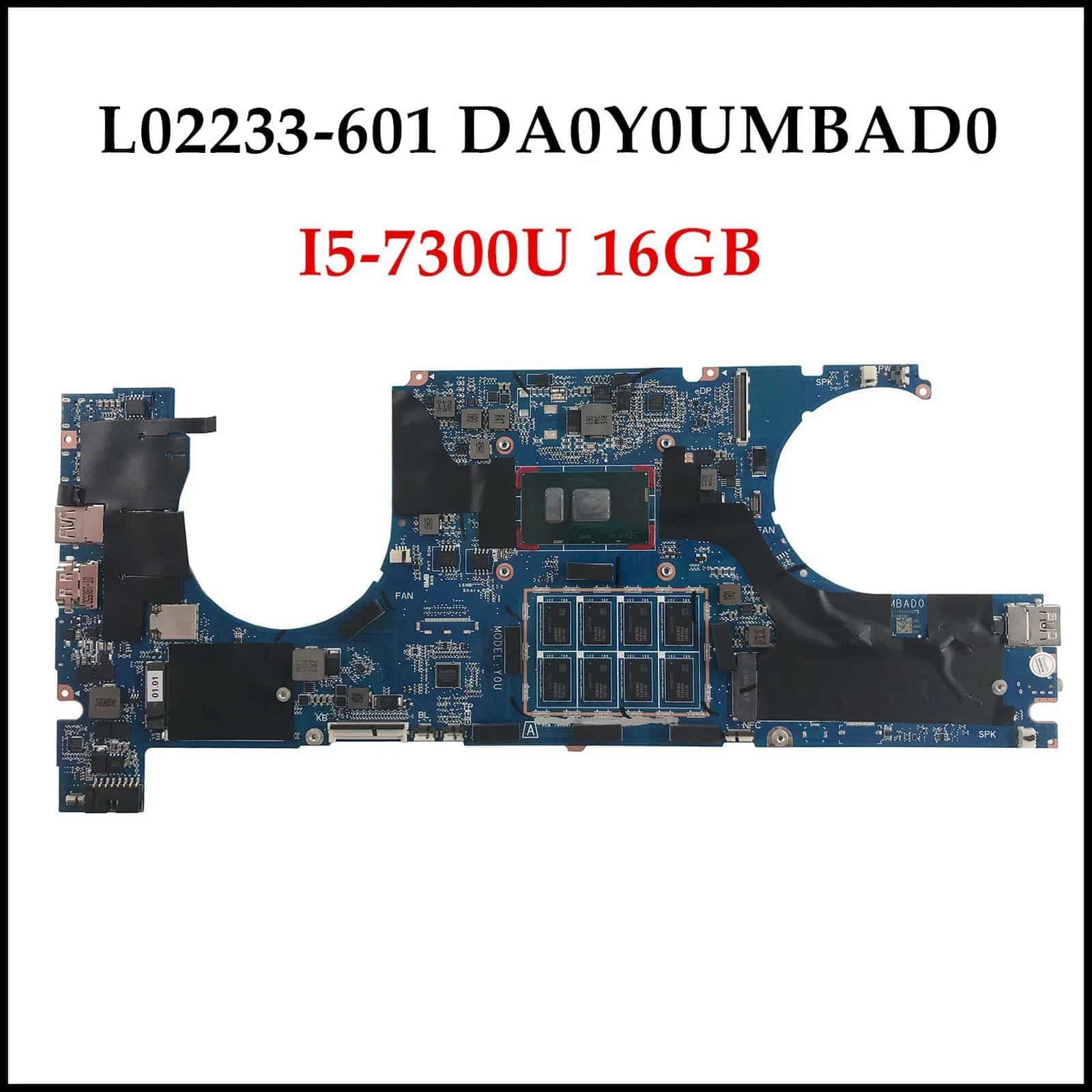 Placa Base | DA0Y0UMBAD0 | L02233-601 | HP Elitebook 1040 G4 | i5 7th SR340 | MOTHERBOARD / NUEVA Y SELLADA — imagen 1