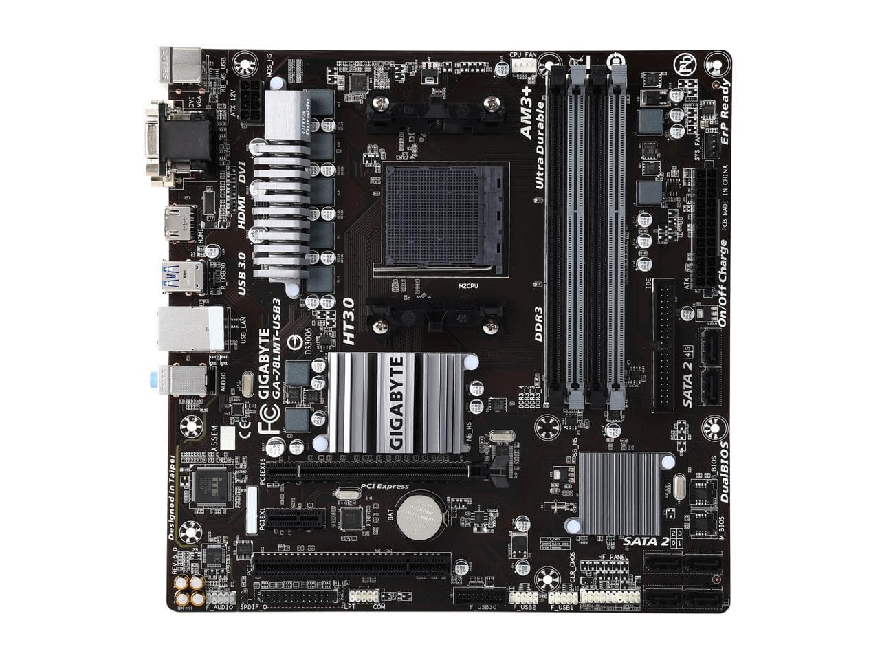 Placa base | GA-78LMT-USB3 | GIGABYTE | AMD SOCKET AM3+ | 2 RAM — imagen 3