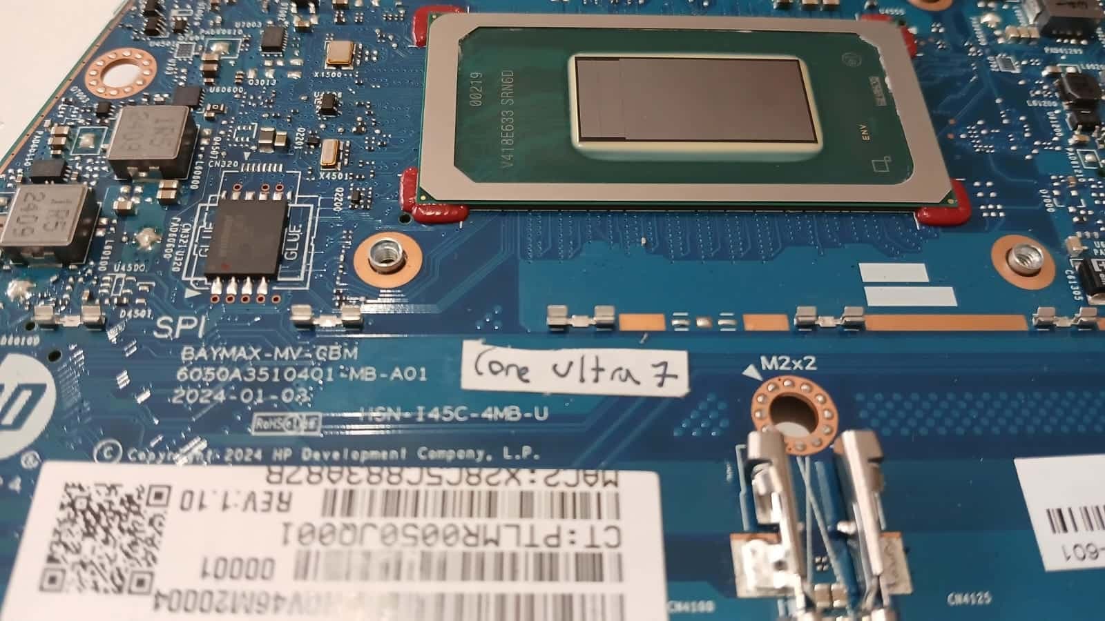 PLACA BASE HP BAYMAX MV 6050A3510401 MB A01 Ultra 7 165U – EliteBook/ProBook G8 — imagen 4