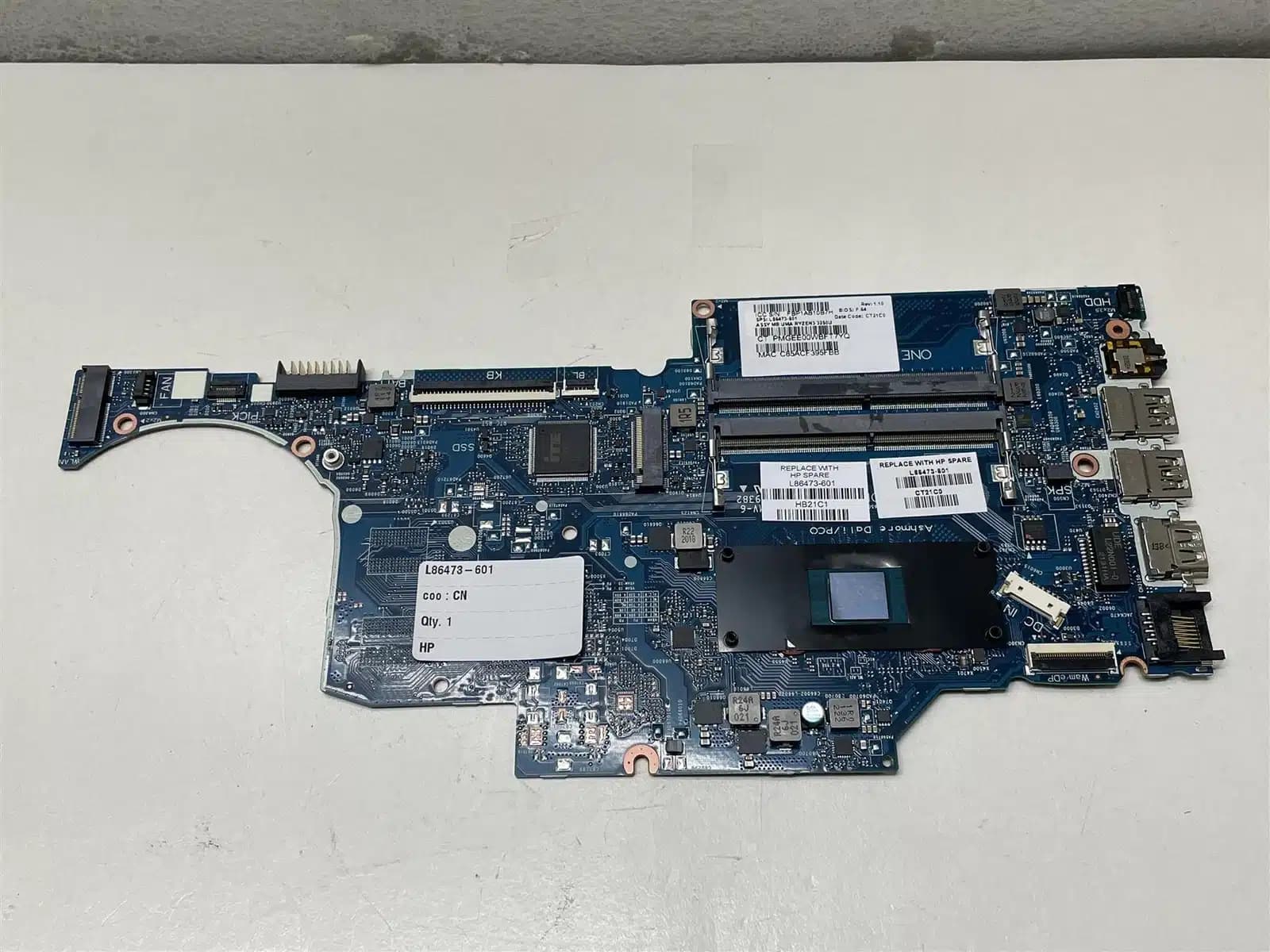 Placa Base HP L86473‑001 ASHMORE DALI PCO Ryzen 3 3250U PARA HP 245 G8 — imagen 1