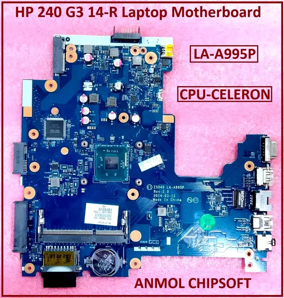 Placa Base HP ZS040 LA-A995P REV 2.0 Celeron N2840 (SR1YJ) para HP 14-R / 240 G3 — imagen 1