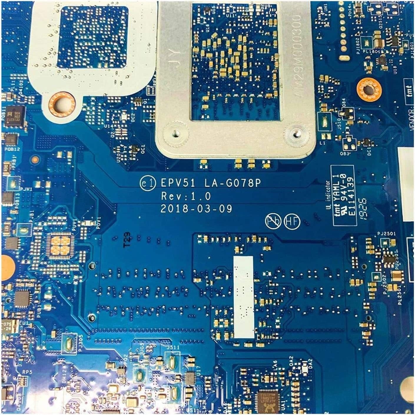 Placa base LA-G078P | laptop EPV51 | HP 15-DB | Motherboard con A9-9425 AM9425 CPU DDR4 — imagen 3