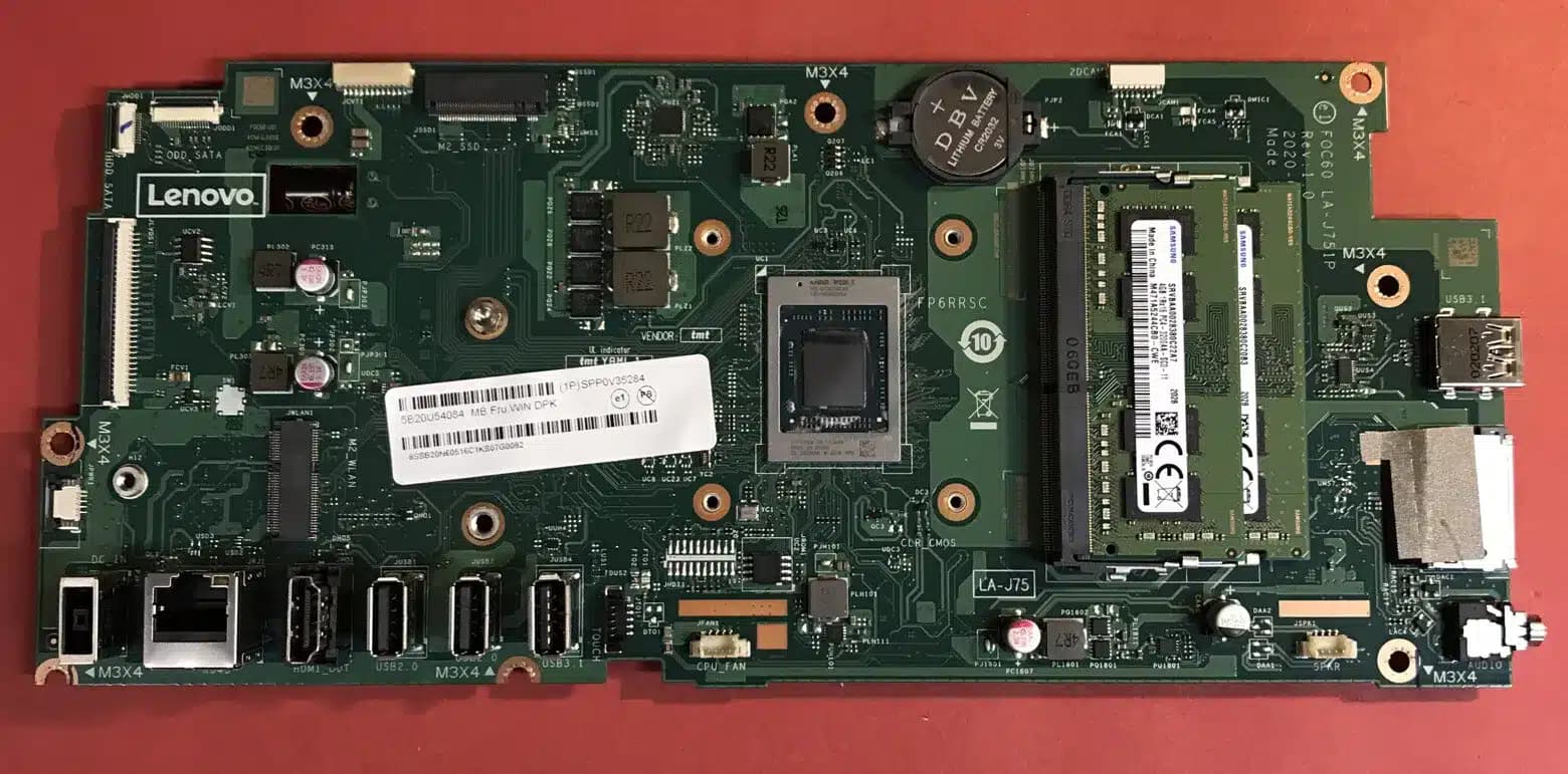 PLACA BASE LENOVO IDEACENTRE AIO 3 F0C60 J751P AMD rayzen 5 5B20U54084 — imagen 1