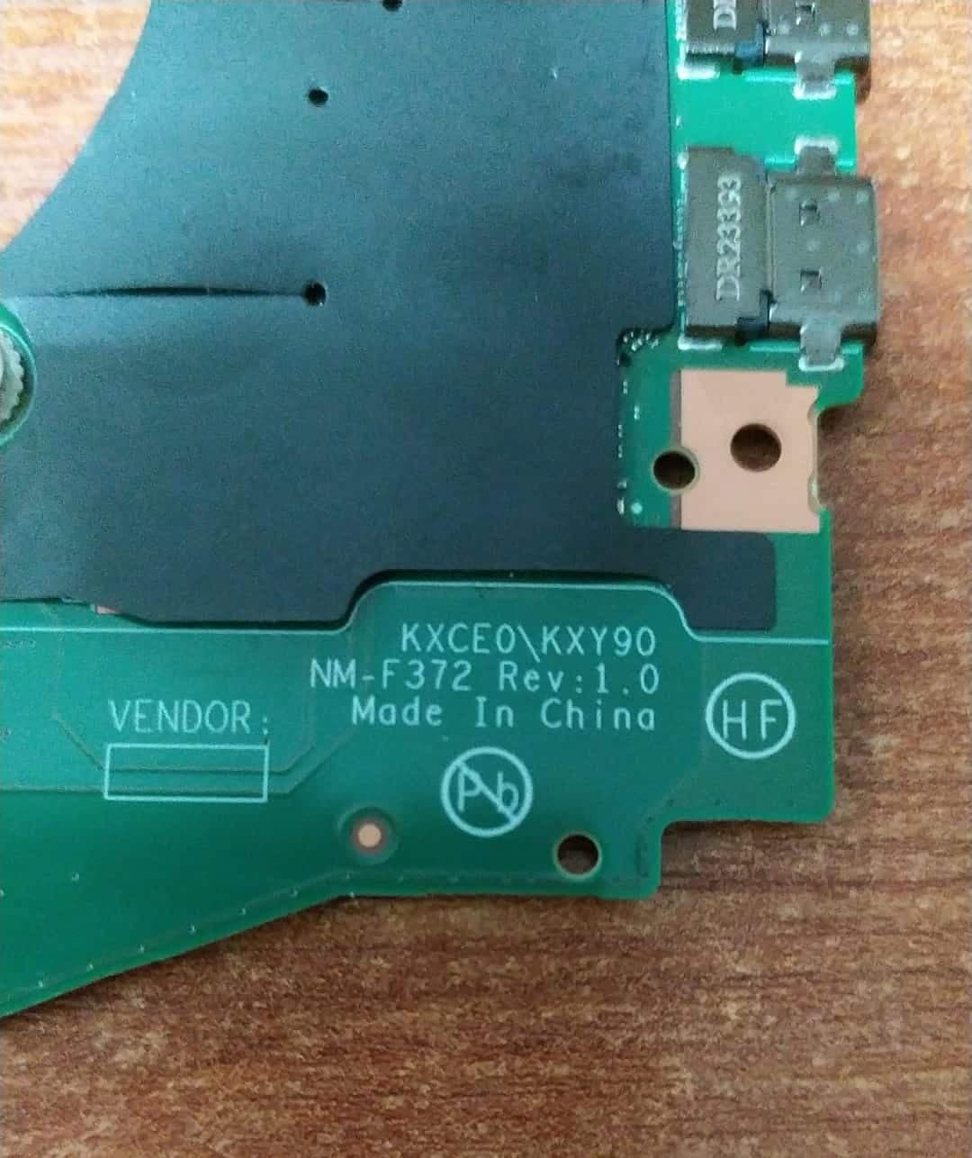 Placa Base | LENOVO | NM-F372 | KXCE0/KXY90 | WIN 5B21P81326 PSL11P81302 | Intel Core Ultra 7 Procesador 155H | SRMZ1 | Lenovo IdeaPad | MOTHERBOARD — imagen 2