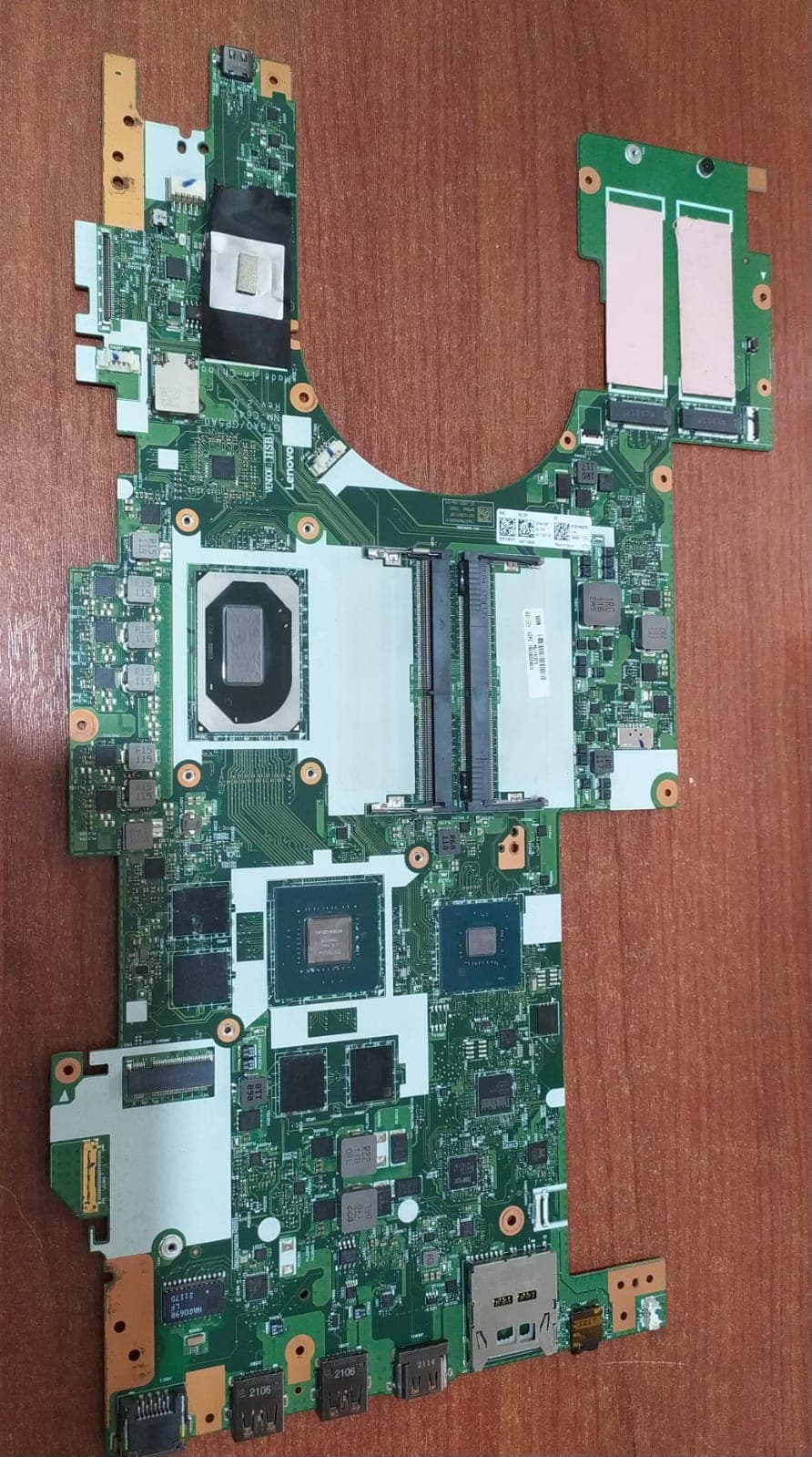 Placa Base | NM-C641 | GT5A0 / GP5A0 | Lenovo ThinkPad P15V Gen 1 | NVIDIA N19M-Q3-A1 | Intel Xeon W-10855M | SRH8M | MOTHERBOARD — imagen 1