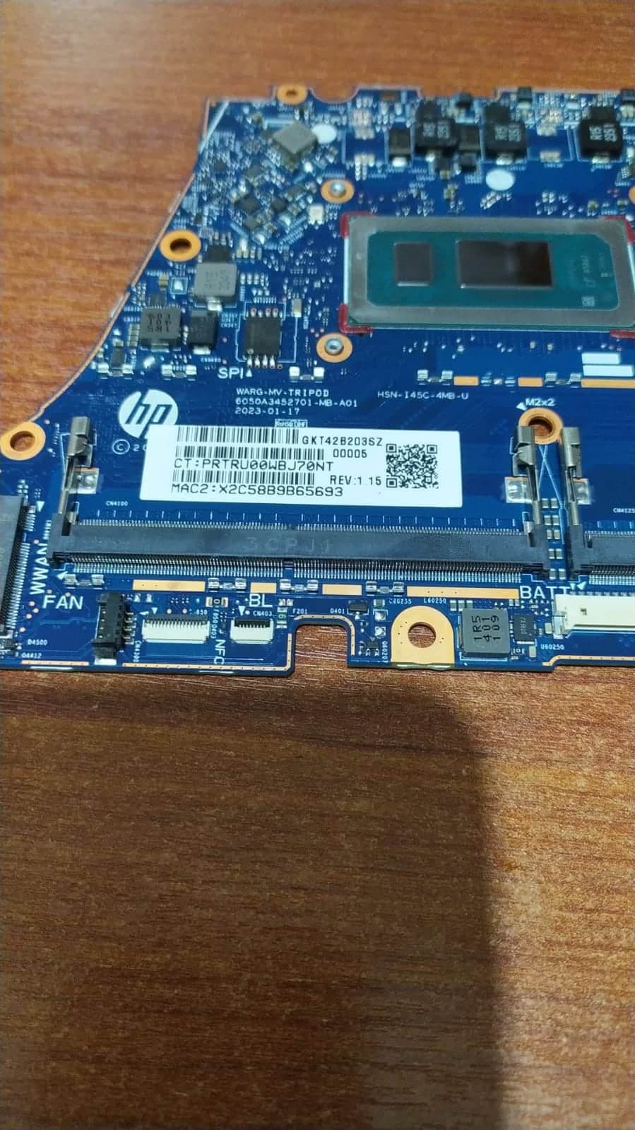 Placa Base para laptop | 6050A2127 01 MB-A02 | HP | i7 13th | MOTHERBOARD — imagen 2