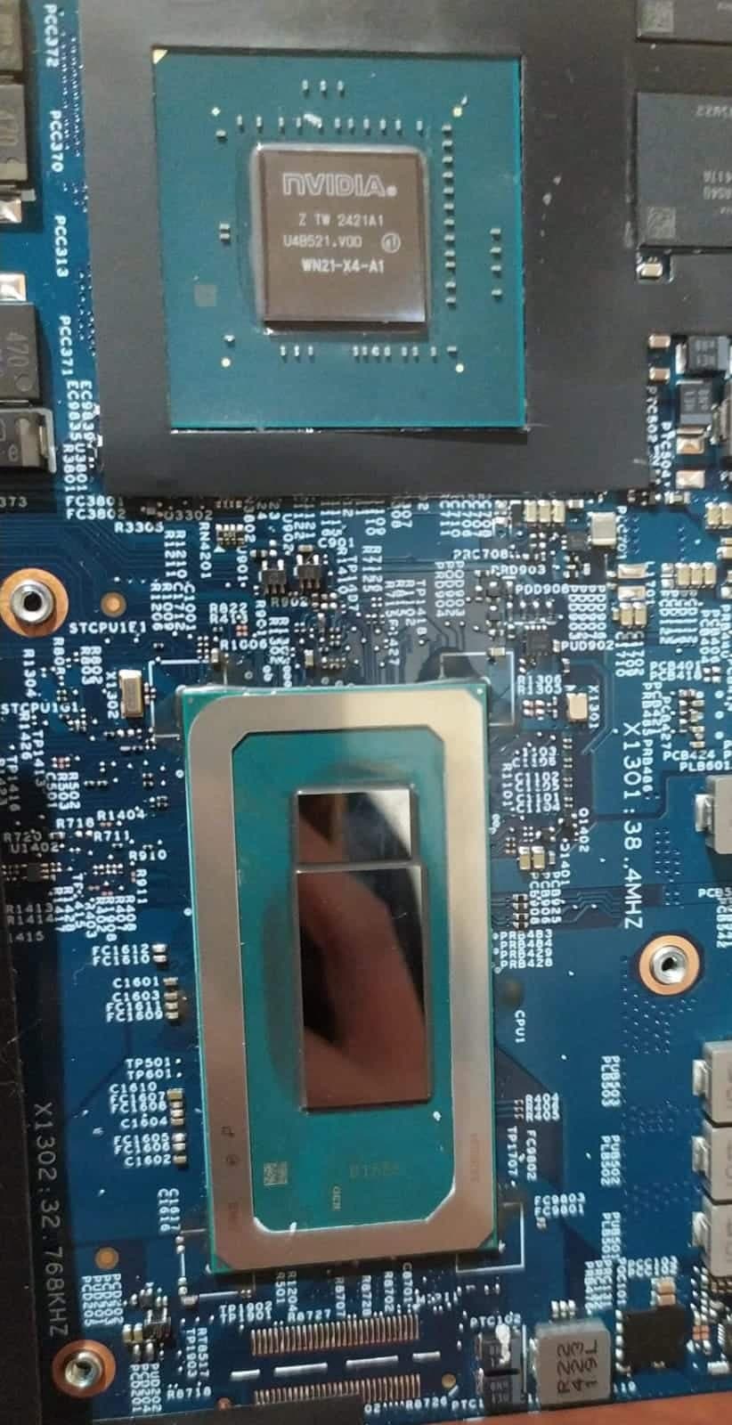 Placa Base para Laptop | LCH-3 P MB 223027-2 448.0SR04.0021 | 5B21L89283 | i7 13th | Tarjeta NVIDIA WN21-X4-A1 | Lenovo ThinkPad P1 Gen 6 | MOTHERBOARD — imagen 3