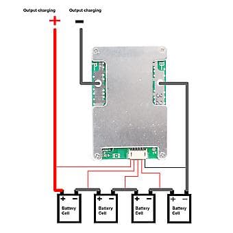 Placa de protección de batería de litio | 4S LifePo4 | GNE-3S4S-T-8656 | 12V (3.2V) 120A | placa de protección PCB BMS — imagen 2