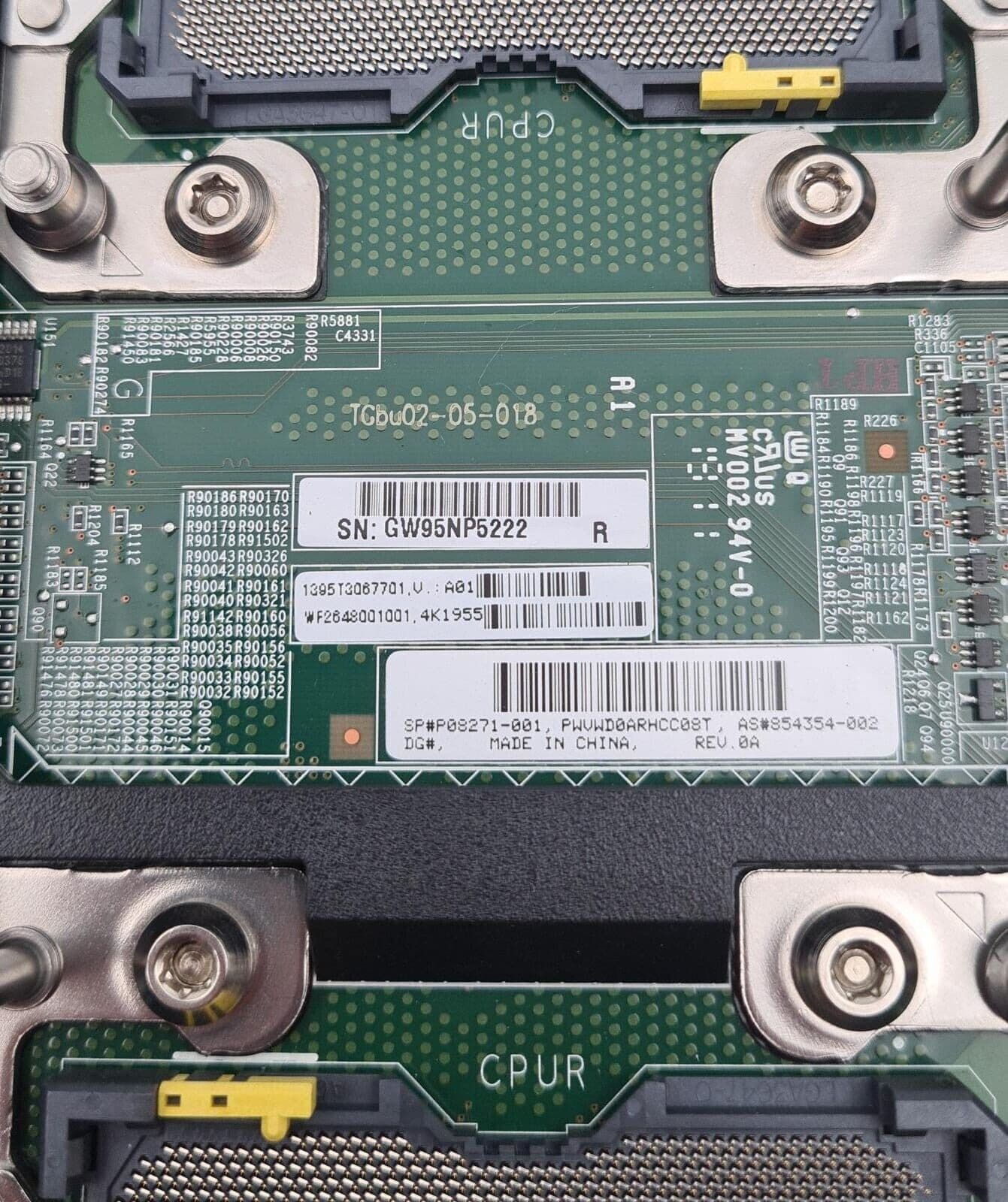 Placa de sistema HPE P08271-001 854354-002 TGbu02-05-018 Synergy 480 Gen10 — imagen 6