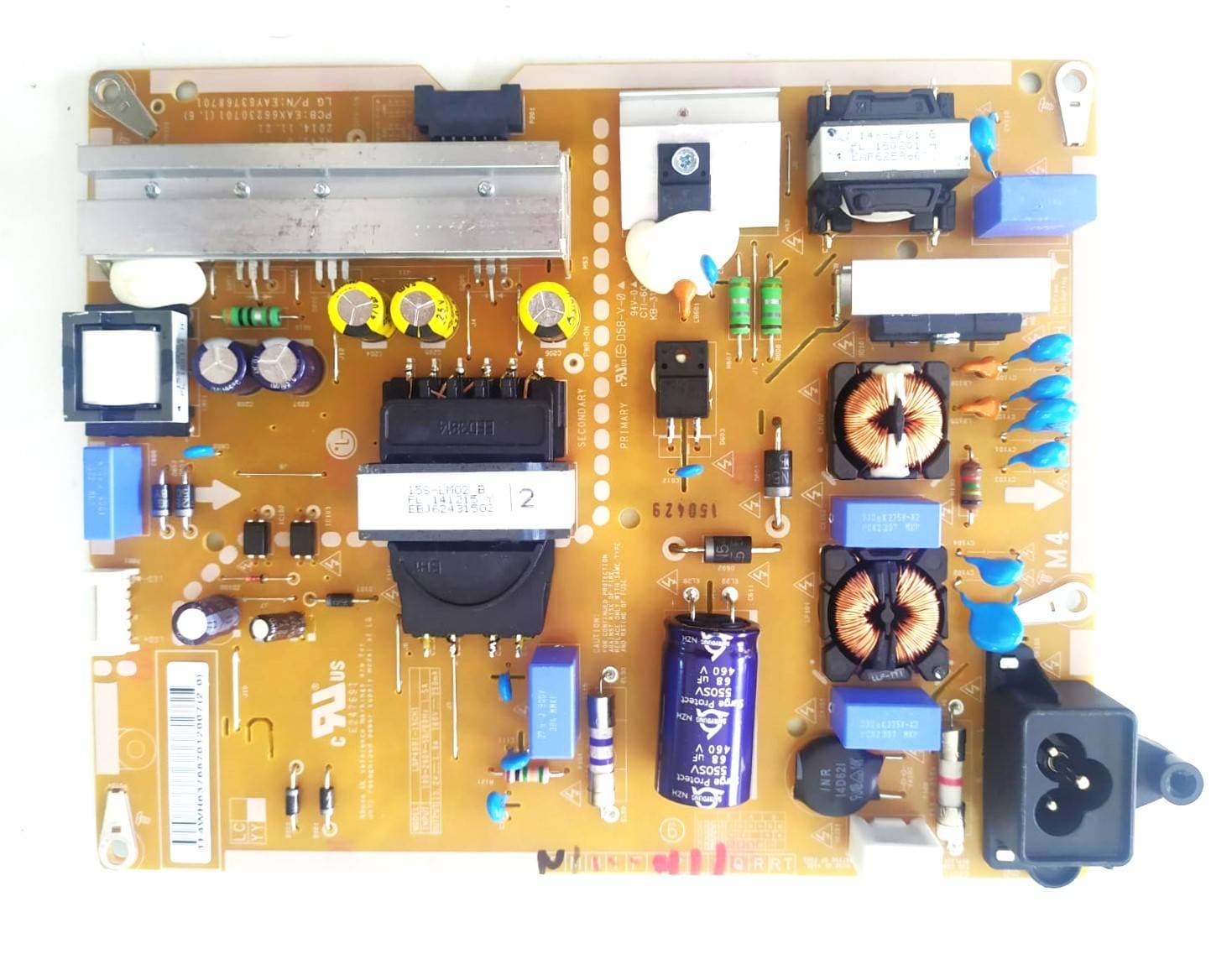 PLACA-FUENTE-TCON Y TARJETA WIFI TV LG 49LF5400 EAX66230701 (1.6) PARA REPUESTOS — imagen 11