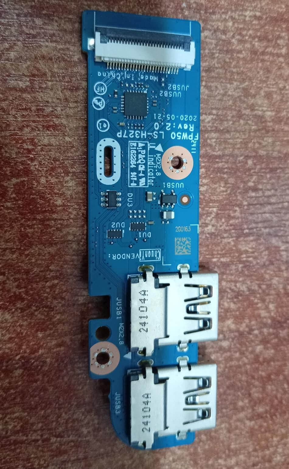 Placa I/O USB HP L52031-001 / FPW50 LS-H327P – Compatible HP 15, 250 G8, Pavilion 15 — imagen 1