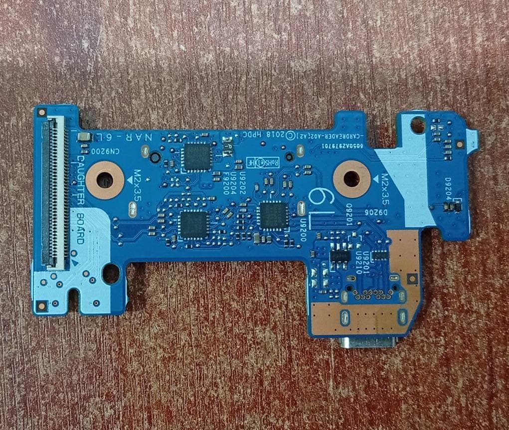 Placa lectora de tarjetas + botón de encendido HP M75146-001 — placa original para portátiles — imagen 2