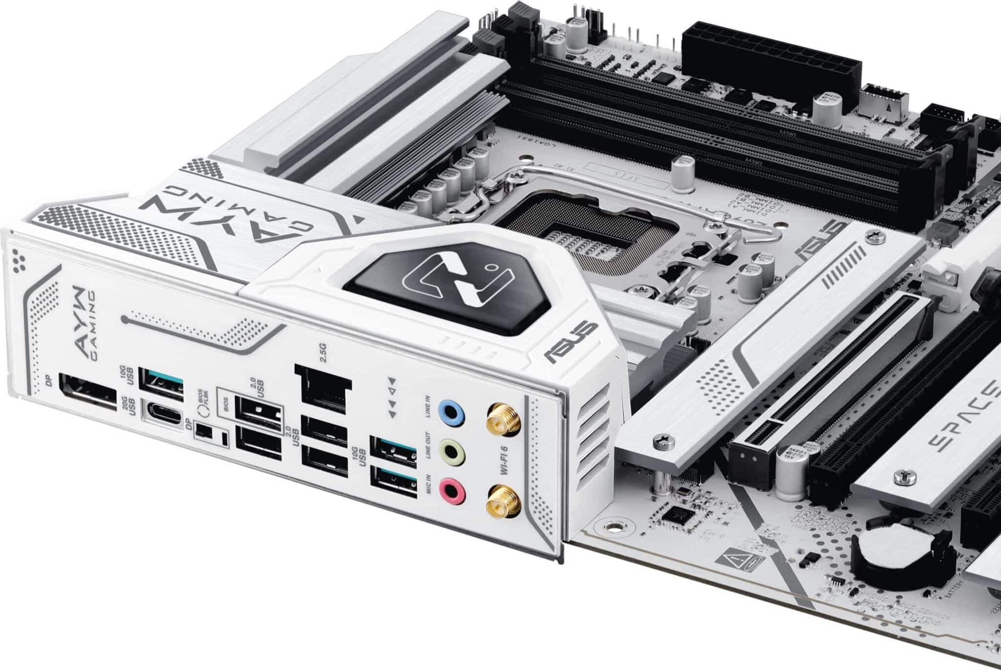Placa Madre ASUS Z890 AYW Gaming WiFi W – Chipset Intel Z890, DDR5, PCIe 5.0, Wi‑Fi 7 – Open Box — imagen 3