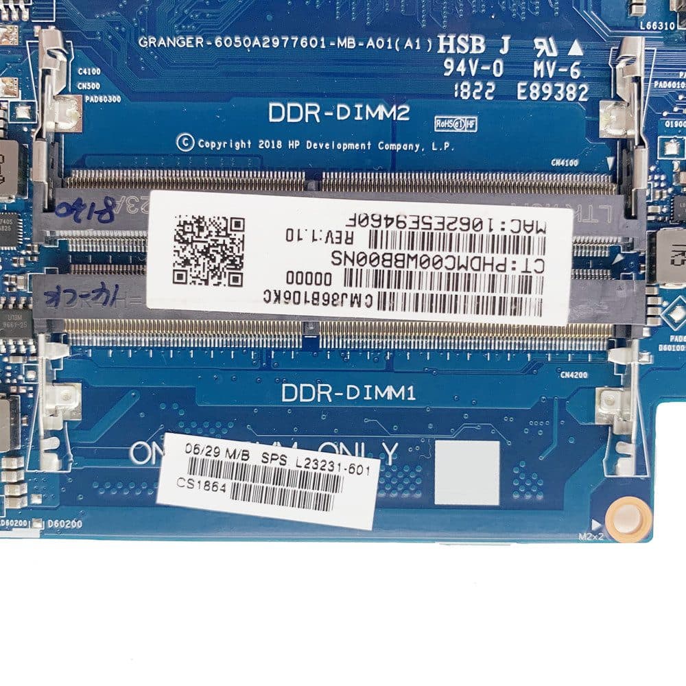 Placa madre Hp 14-CK 14-CF 240 G7, L23231-601 GRANGER 6050A2977601-MB con CPU i3 8th| g8 — imagen 3
