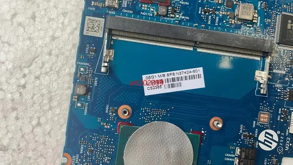 Placa Madre HP N37424‑601 / N37424‑001 para HP 14‑EP N100 (RAMESES ADL) – Original — imagen 3