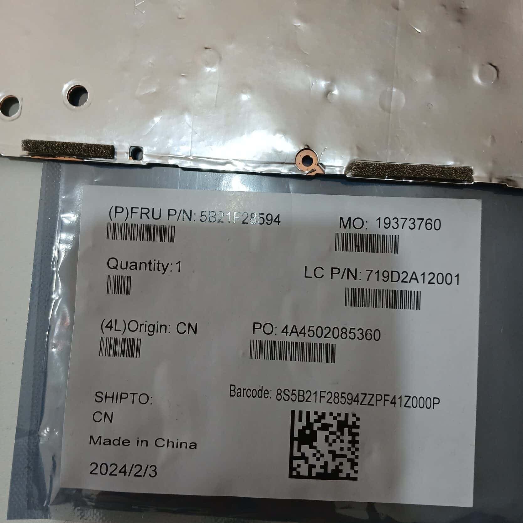 Placa madre lenovo | 8S5B21F28594Z | i7 12th SELFP | 8S5B21F28594L1HF39EN048 — imagen 9