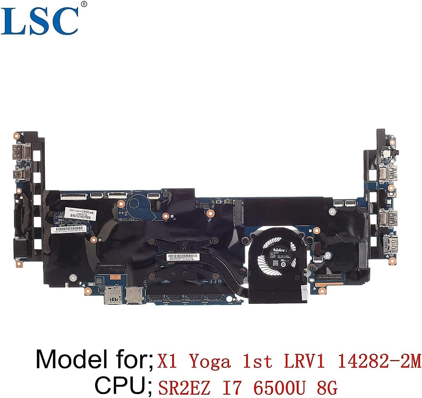 Placa Madre| Lenovo ThinkPad X1 Yoga 1st X1 Carbon Motherboard14282-2M 01AX802 00JT804 I7 6500U — imagen 3