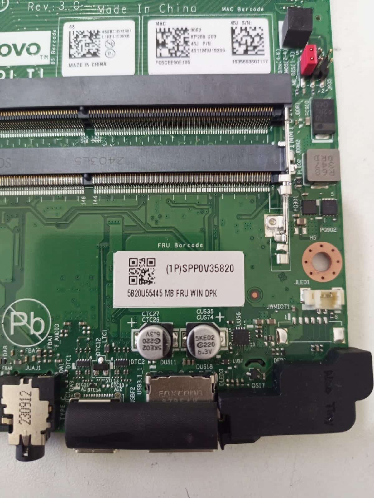 Placa Madre | Motherboard Lenovo IdeaCentre Mini | ThinkCentre Neo | Core i5-13420H — imagen 3