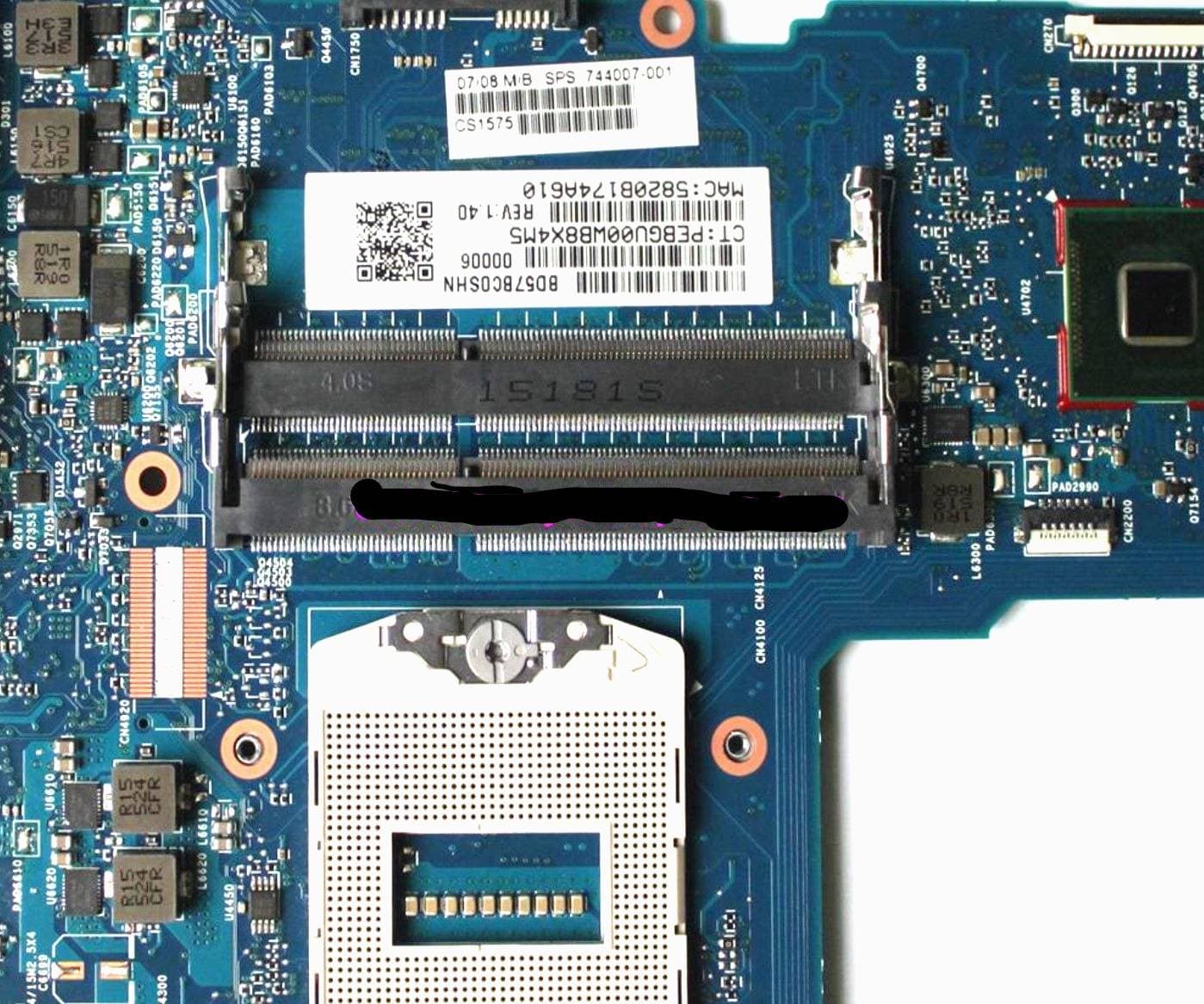 PLACA MAINBOARD LAPTOP HP PROBOOK 640 G1 6050A2566302-MB-A04 — imagen 4