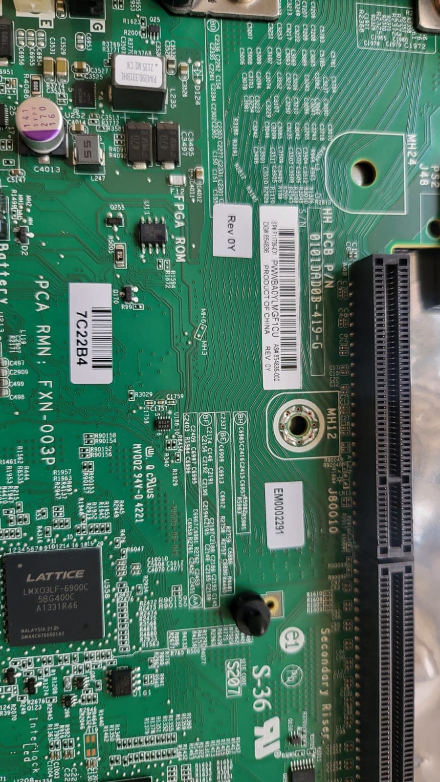Placa principal P11709-001 HPE DL160 Gen10 + mango placa de sistema CLX 854836-002 — imagen 4