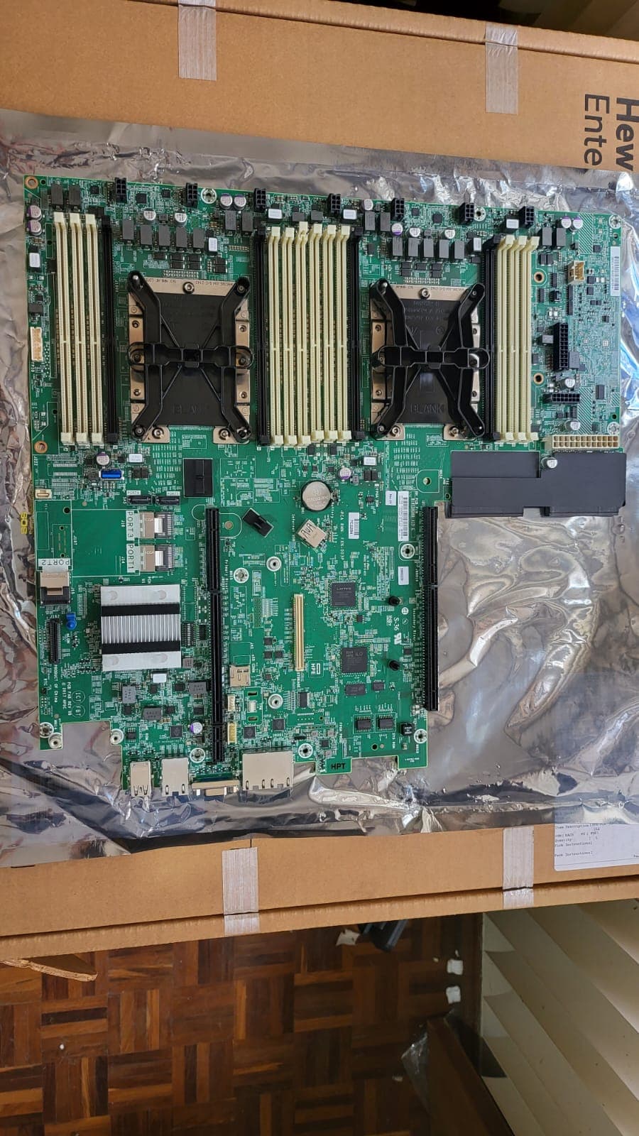 Placa principal P11709-001 HPE DL160 Gen10 + mango placa de sistema CLX 854836-002 — imagen 1