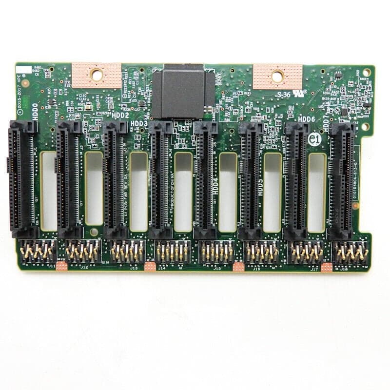 Plano posterior HP NVME para HPE Proliant DL38X G10 8SFF 872971-001 826572-001 — imagen 1