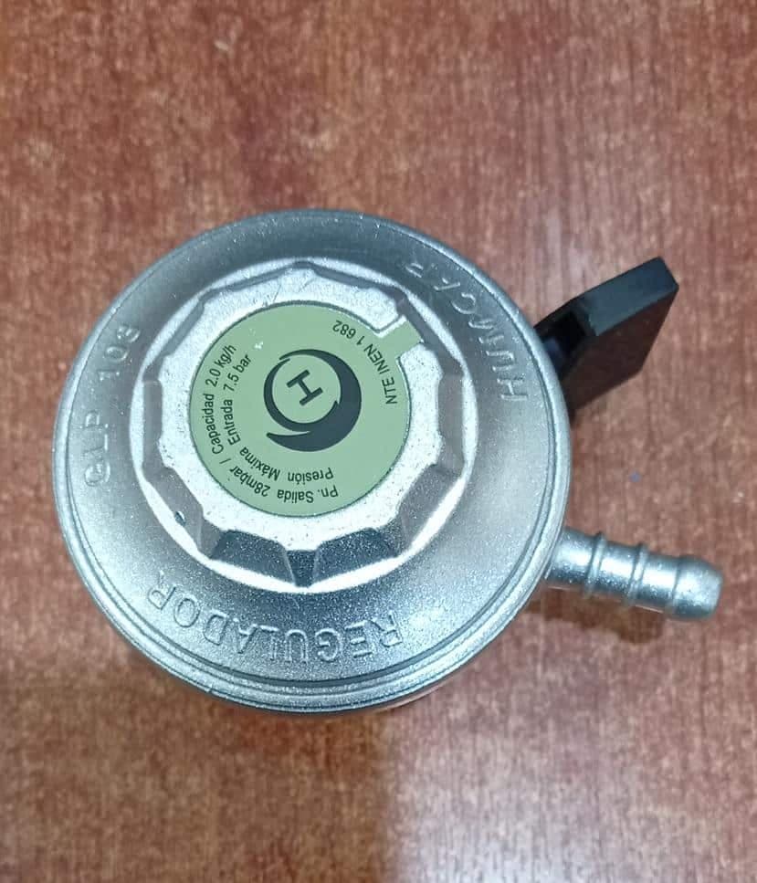 Regulador de Gas Propano HUMCAR R103 2kg 22mm Salida 28mbar Sin Manómetro / Nuevo — imagen 5