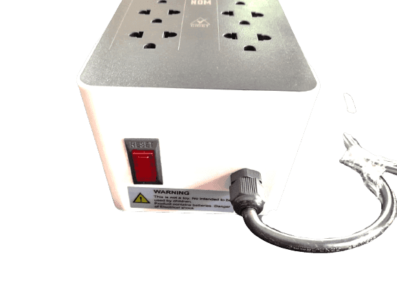 REGULADOR DE VOLTAJE 1000VA 8 TOMAS COAXIAL CDP R2C-AVR1008 — imagen 4