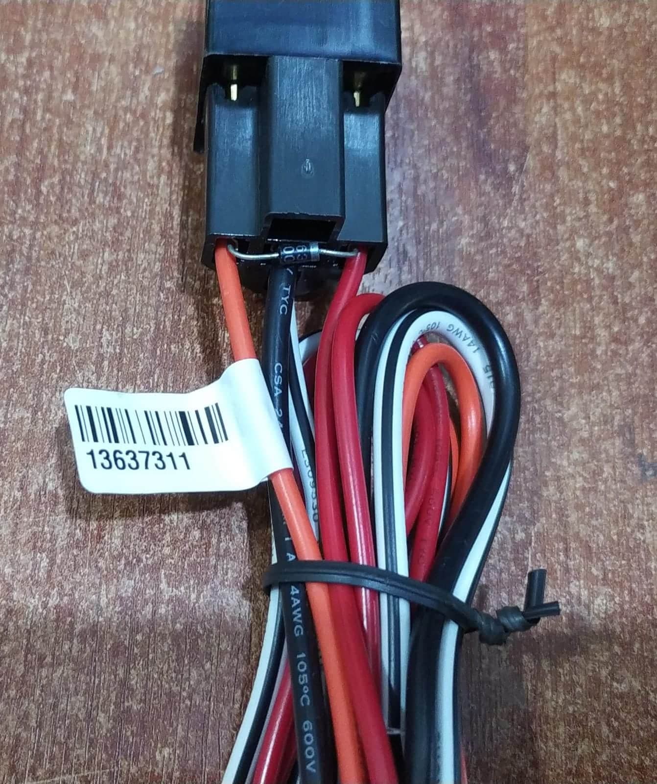 Relé Automotriz Song Ghuan 896-1CH-D1 con Arnés de 4 Cables AWG14 / para Sistemas Eléctricos — imagen 2