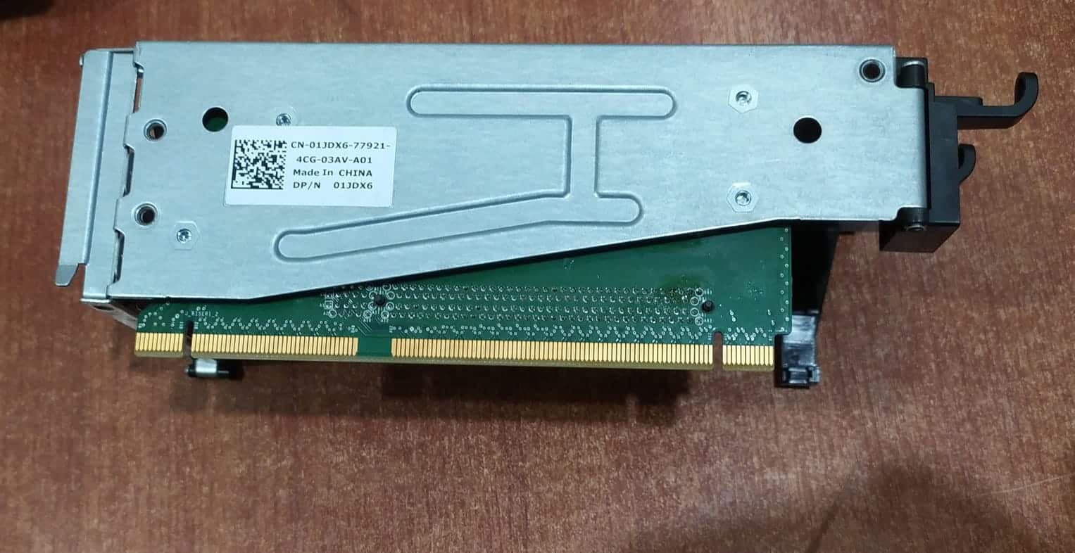 Riser Card Dell 01JDX6 / 0DD3F6 (3‑Slots PCIe) con Cage – Compatible PowerEdge R720/R720XD — imagen 7