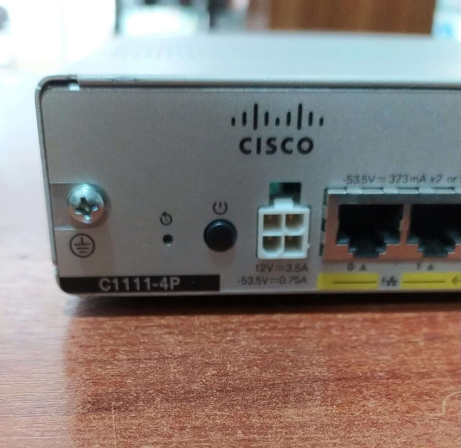 Router Cisco C1111-4P ISR 1100 Series 4 Puertos Gigabit Usado Para Redes Empresariales — imagen 4