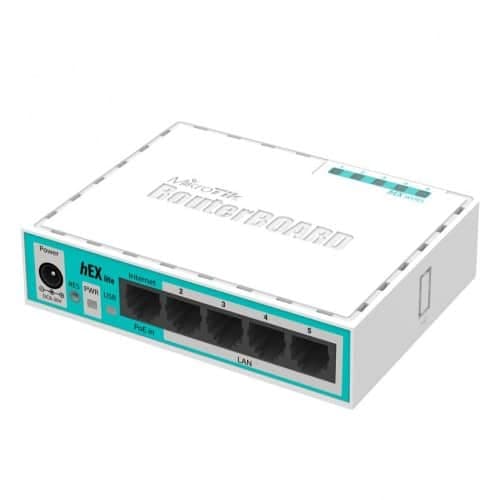 Router MikroTik RB750r2 hEX lite 5 Puertos Ethernet 100Mbps con RouterOS L4 — imagen 3