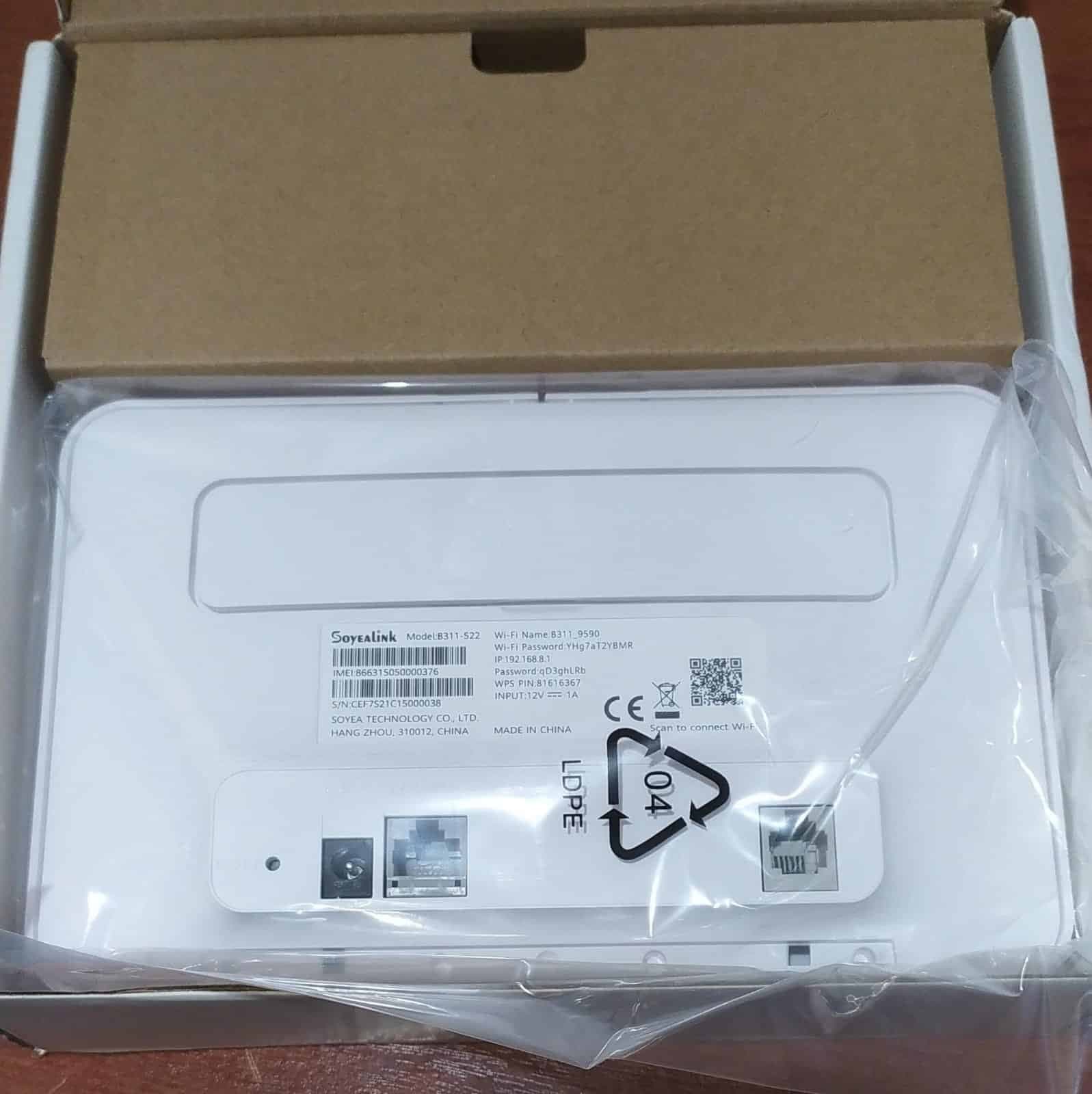 Router | SOYEALINK | B311-522 | 4G CPE 3s | LTE 150 Mbps | Wi-Fi 300 Mbps | Gigabit Port — imagen 3