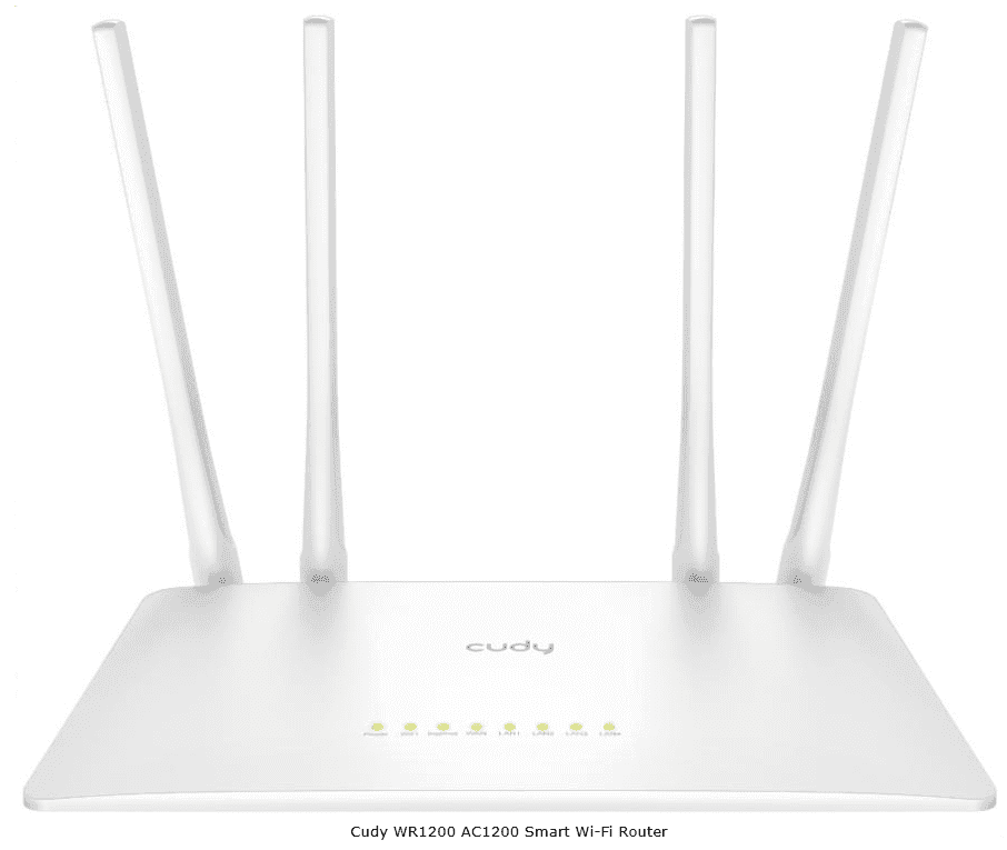 ROUTER Wi-Fi | CUDY | WR1200 | AC1200 Gigabit Dual Band | 12V 1A — imagen 2