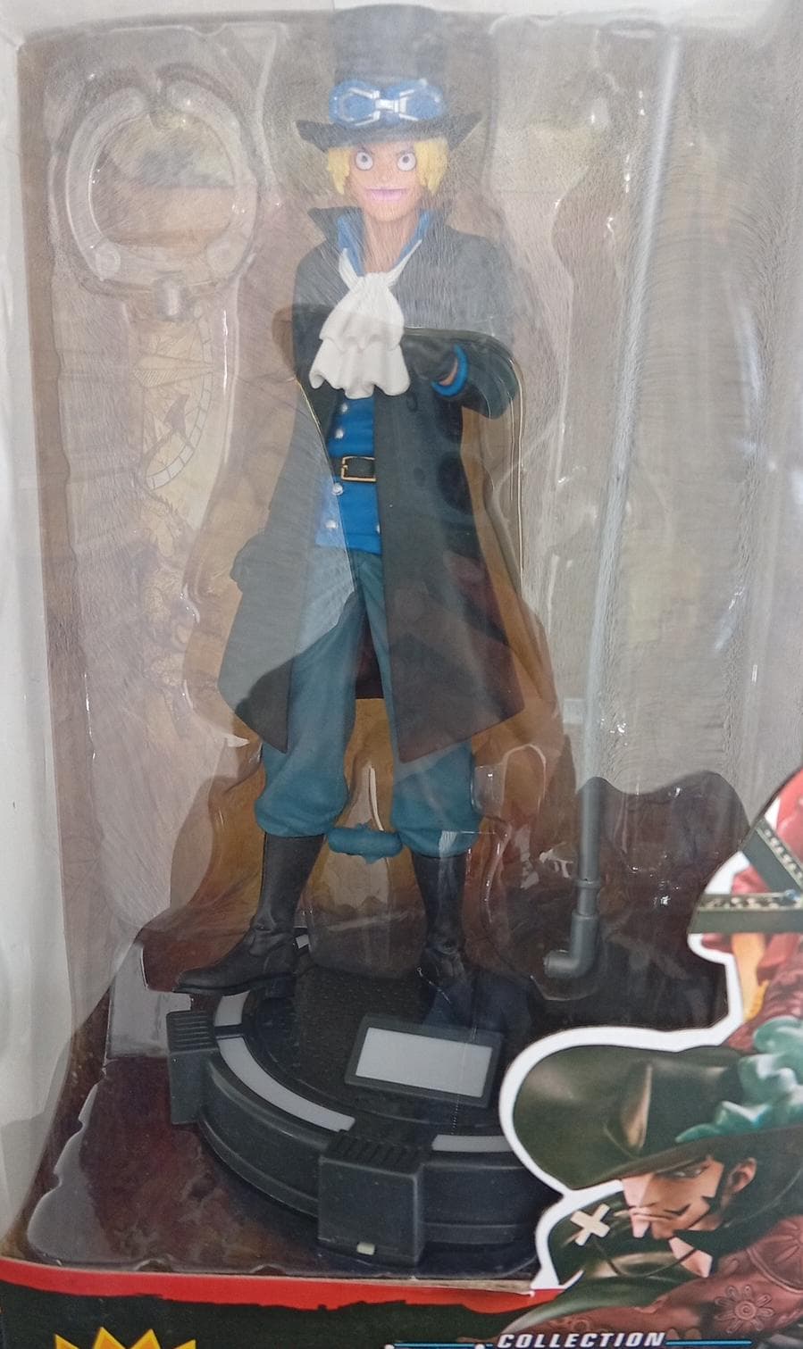 Sabo One Piece Figura Colección 26cm + Base Iluminada LED - Nuevo en Caja REPLICA — imagen 5