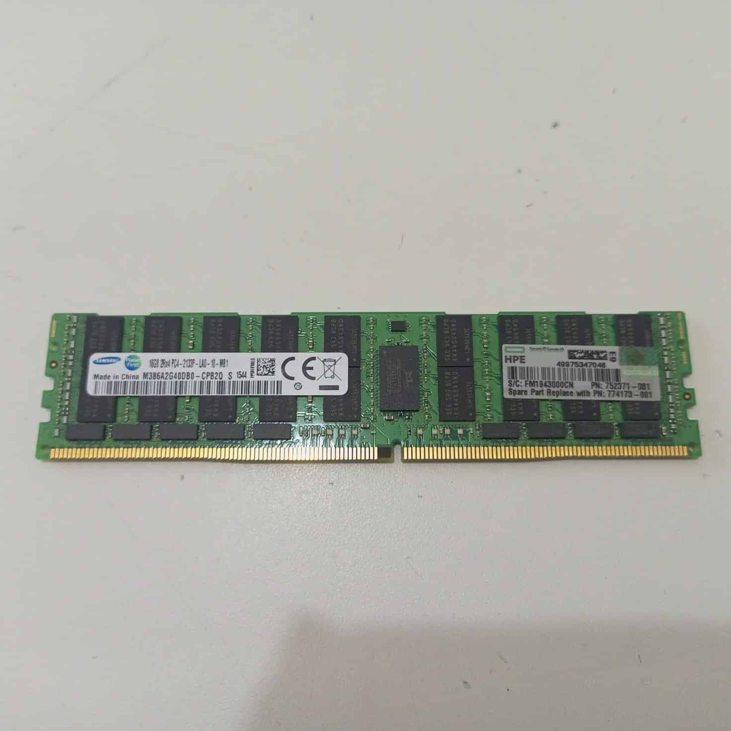 Samsung 16GB 2Rx4 PC4-2133P LRDIMM (M386A2G40DB0-CPB2Q) - Memoria de Servidor — imagen 1