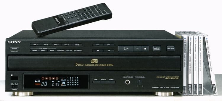 Sony CDP-C315M | Reproductor de 5 CDs Carousel | Hi-Fi Vintage — imagen 2