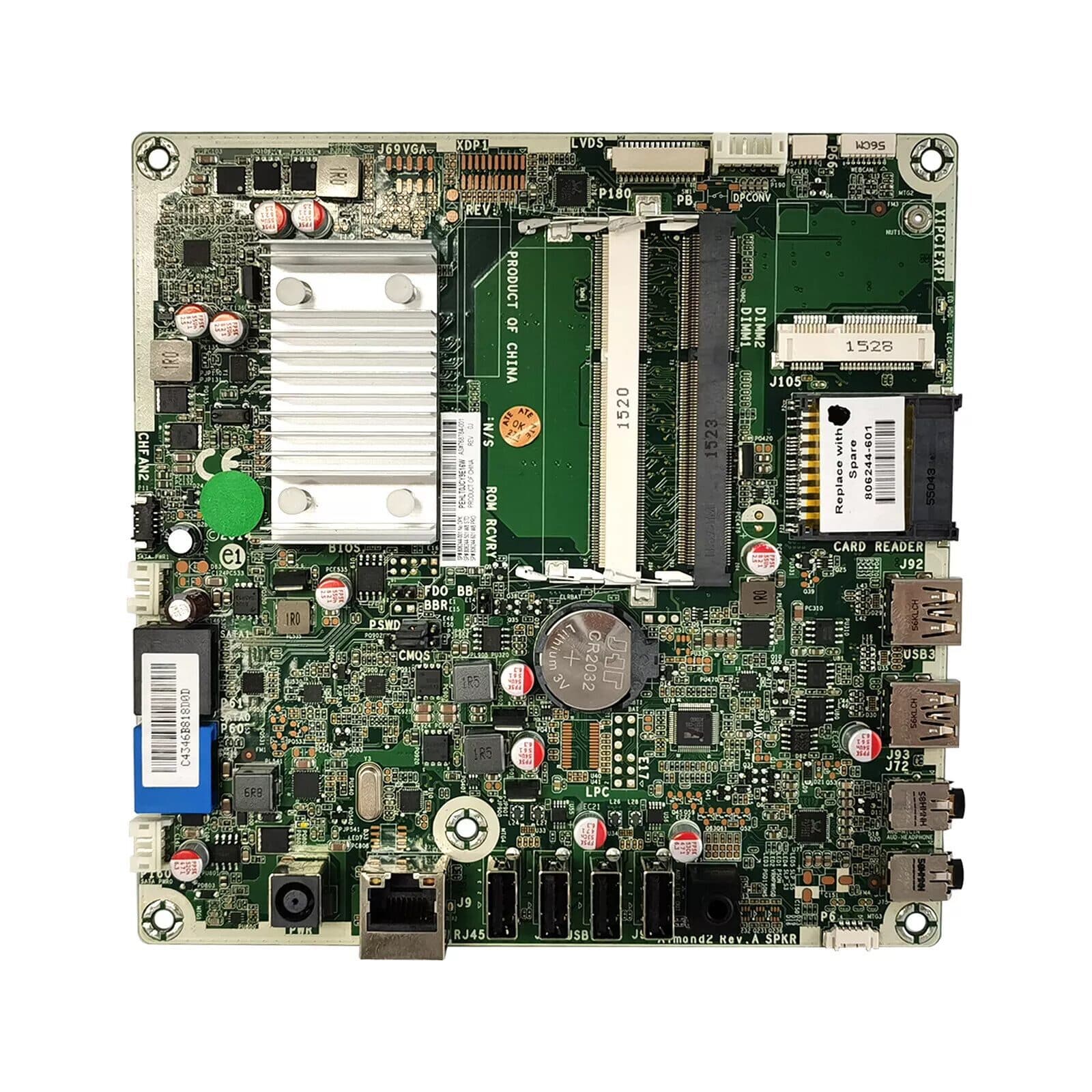 SP-806244-001-HP 205 G2 806244-001/ 751275-001-AMD E1-6010 — imagen 1