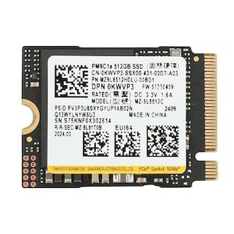 SSD | Disco Sólido M2 | MZ-9L8512C | PM9C1a | 512GB | 3.3V 1.5A | DPN 0KWVP3 — imagen 1