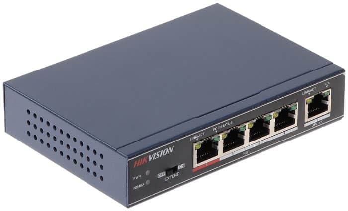 Switch de Ethernet | DS-3E0105P-E/M | HIKVISION | 10014122283 | 48V 0.8A — imagen 2