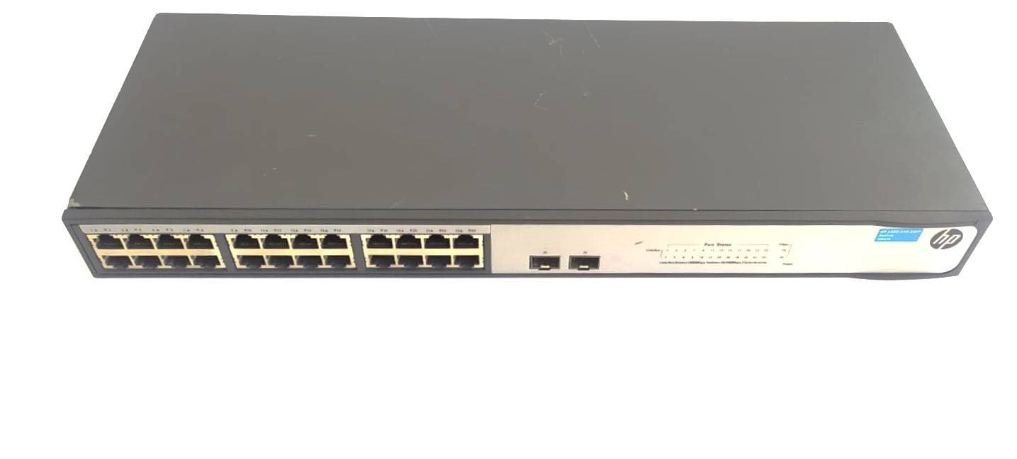 SWITCH SEMINUEVO HP 1420-24G-24 PUERTOS GIGABIT 2SFP ADMINISTRABLE — imagen 7