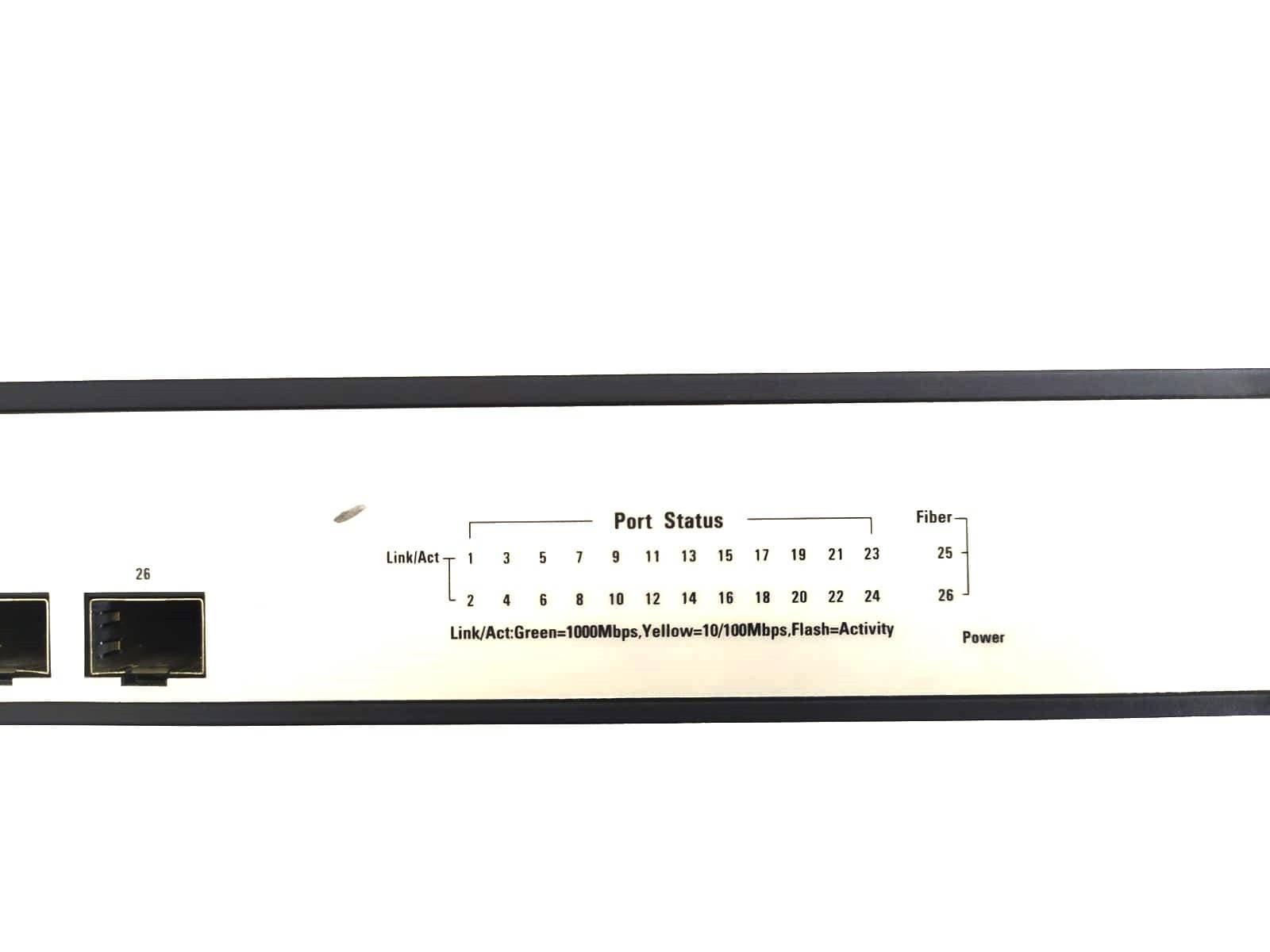 SWITCH SEMINUEVO HP 1420-24G-24 PUERTOS GIGABIT 2SFP ADMINISTRABLE — imagen 6