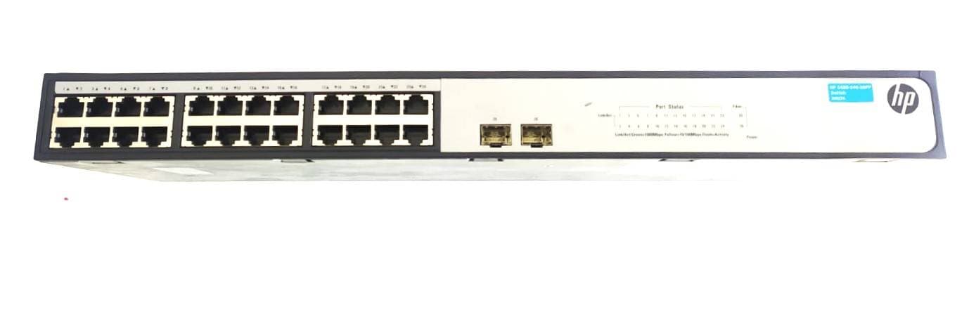 SWITCH SEMINUEVO HP 1420-24G-24 PUERTOS GIGABIT 2SFP ADMINISTRABLE — imagen 8